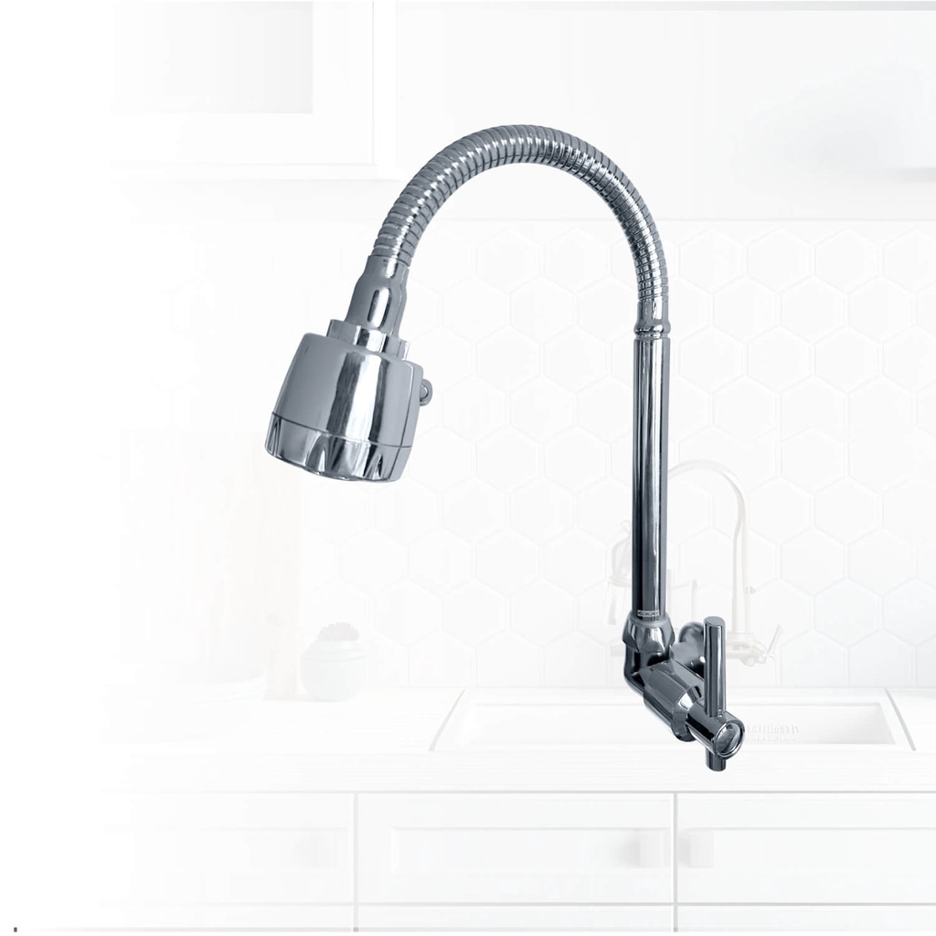 Torneira Gourmet Pia Cozinha Luxo Premium Flexível Parede