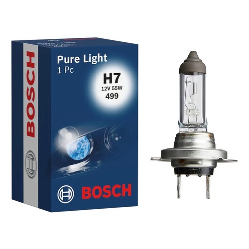 Lâmpada H7 Farol Carro Moto 12V 55W Bosch 1987302071 1987302777