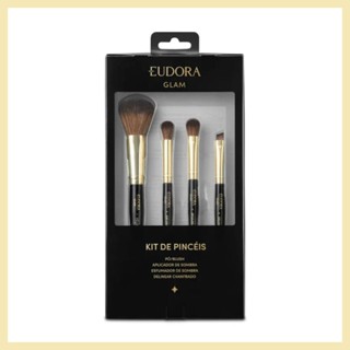 Kit Presente Pincéis Glam (4 itens) Glam Eudora