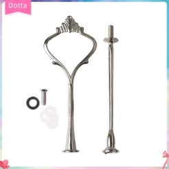Dottam | Suporte Para Placa De Bolo De 2/3 Camadas , Alça De Coroa , Haste De Montagem , De Exibição Festa De Casamento