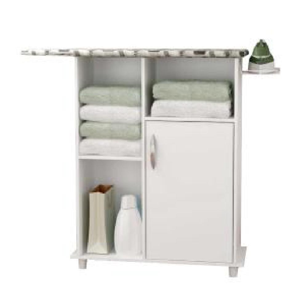 Tábua De Passar Roupa Com Gabinete Florence Notável Branco em Oferta na Shopee