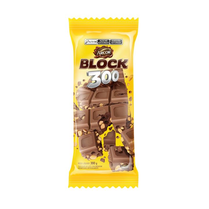 Chocolate Chock Block Barra 300g em Oferta na Shopee