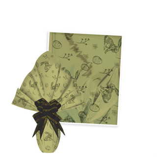 25 Sacos Express  PÁSCOA VINTAGE OURO RICO  Ovo Páscoa 150g a 250g - 30X30 cm  Luckyfest em Oferta na Shopee