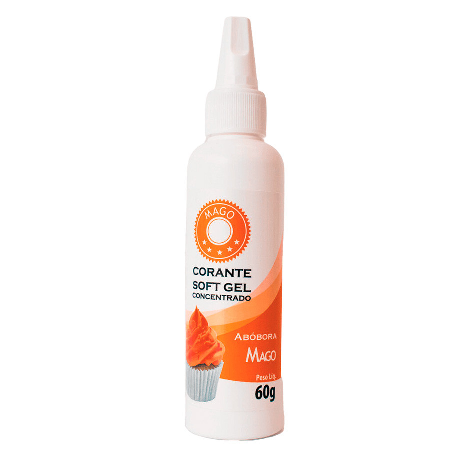 Corante SoftGel Abobora - 60g - 1 unidade - Mago - Rizzo - Home & Living