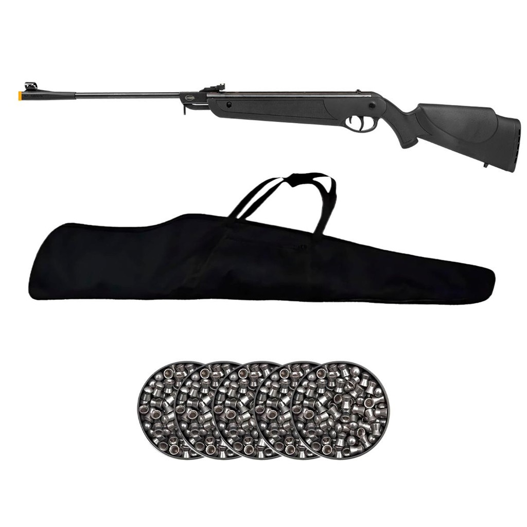 Carabina de Pressão Dione 5G 5.5mm Nitro Piston 60kg - Rossi + Capa + 5 Chumbos - Sports & Outdoors