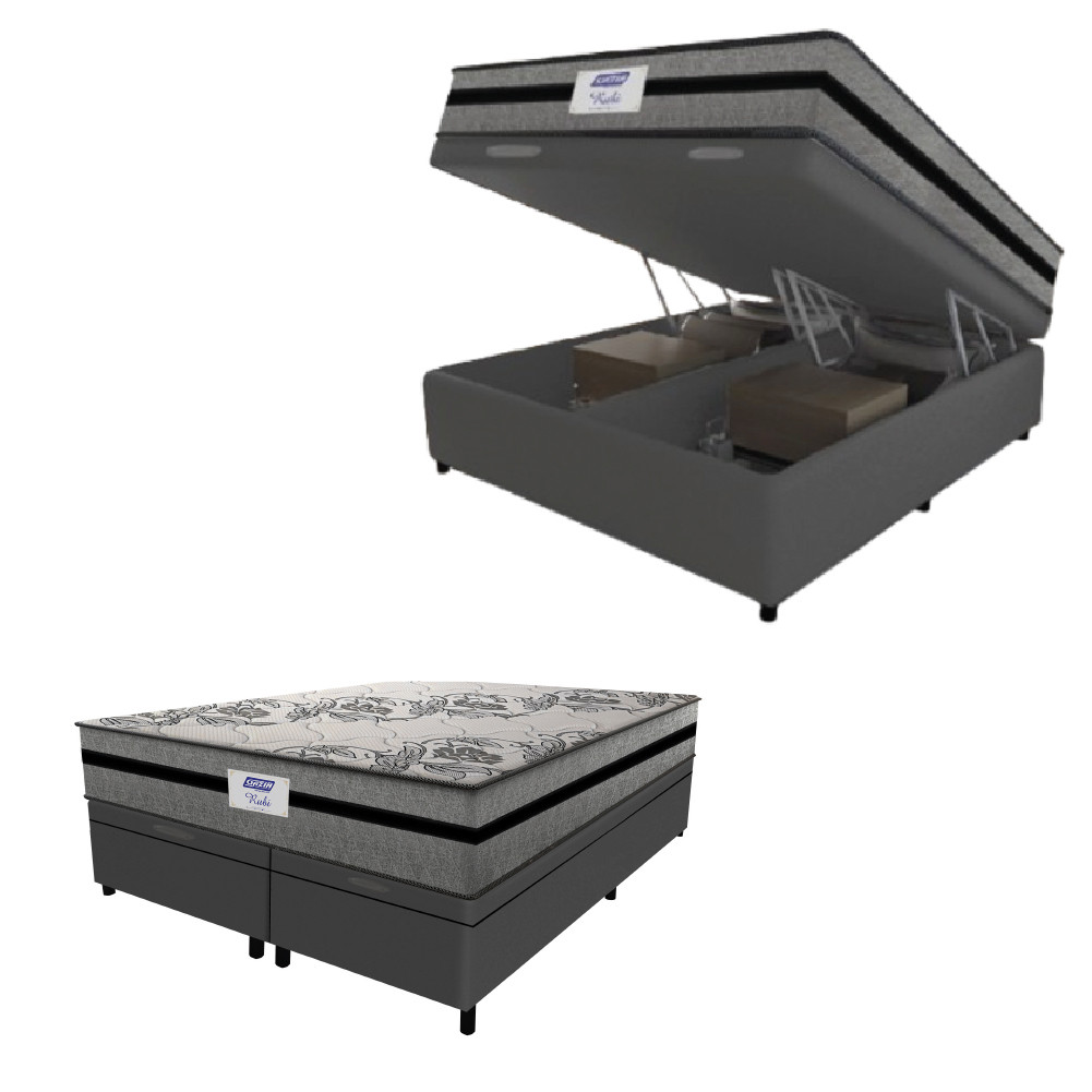 Box Baú Casal com Colchão Queen: Onde Comprar | BuscaProdutos