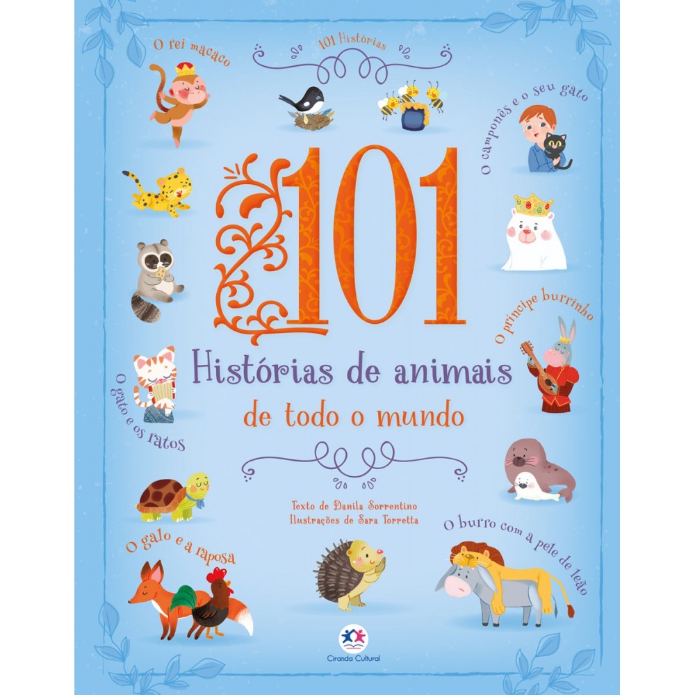 Livro Almofadado 101 histórias de animais de todo o mundo