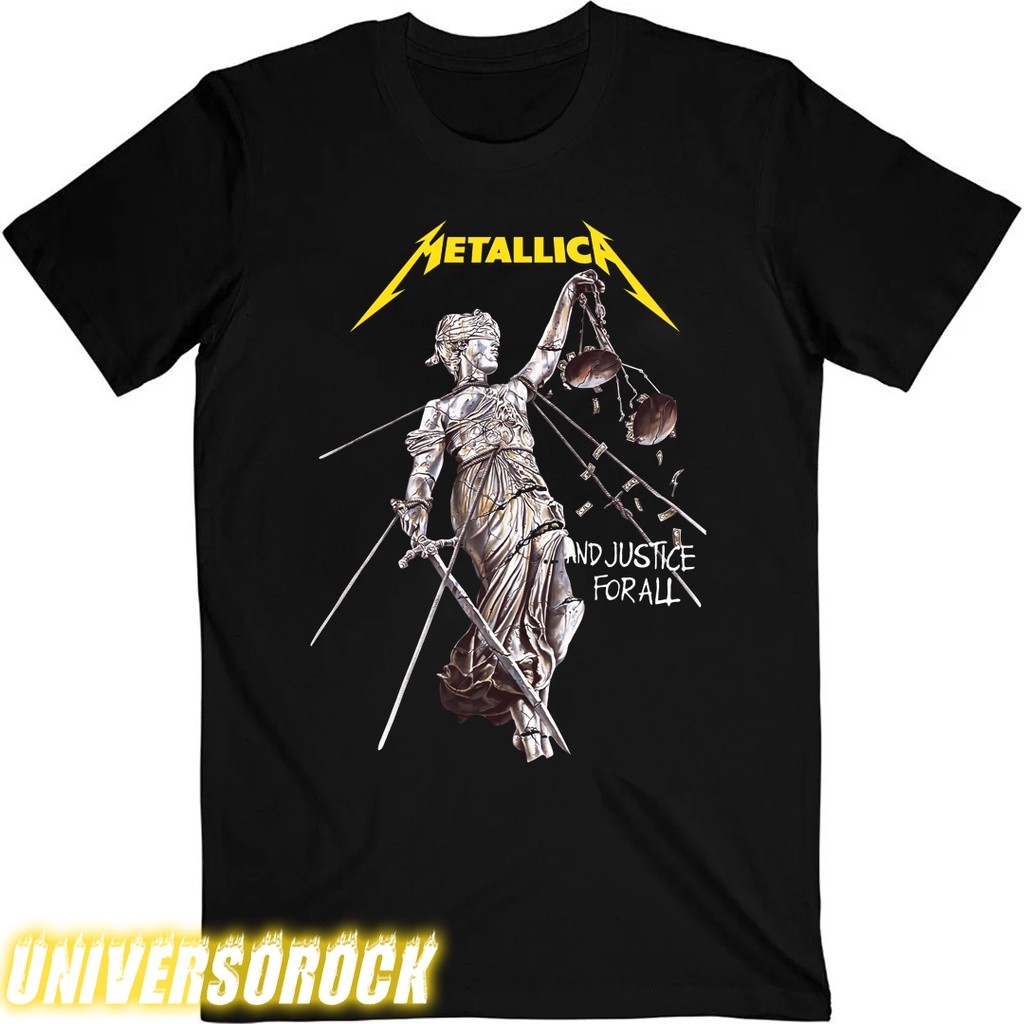 Camiseta T-shirt Unissex Metallica And Justice For All