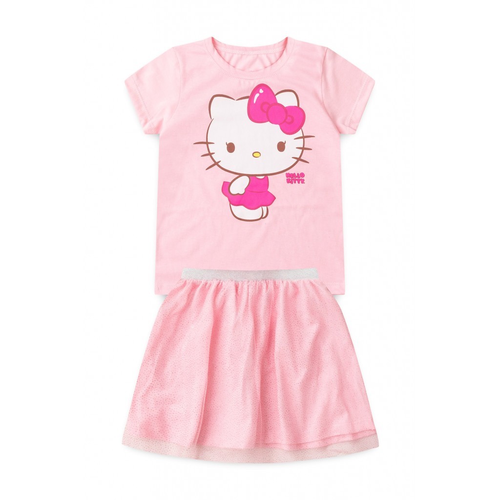 Conjunto Infantil Feminino Pose - Hello Kitty - Baby & Kids Fashion