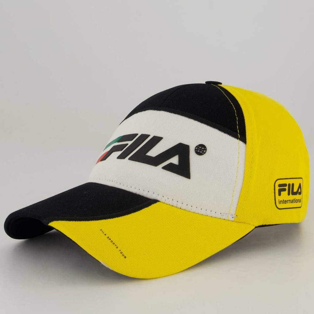 Boné Fila Sport Style Branco e Amarelo