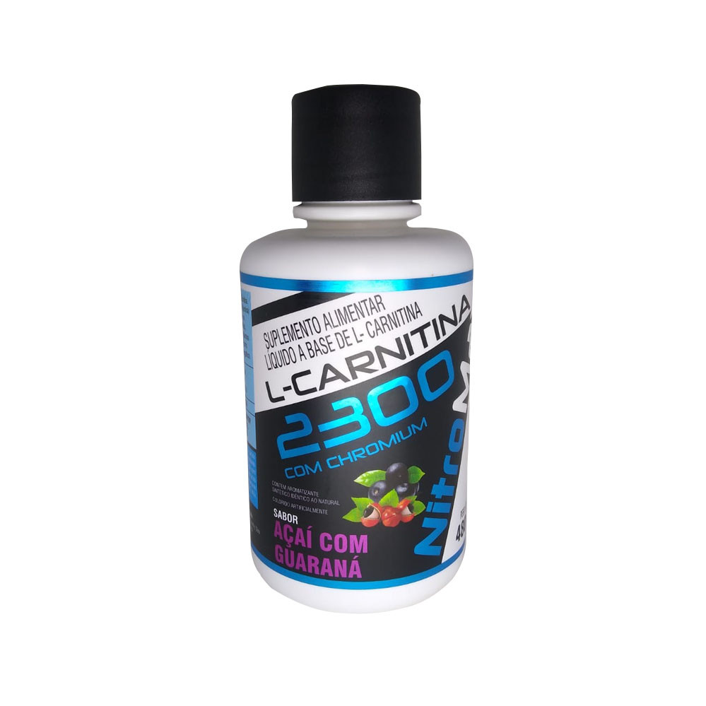 L-CARNITINA 2300 COM CHROMIUM 480ML SABOR AÇAI COM GUARANA
