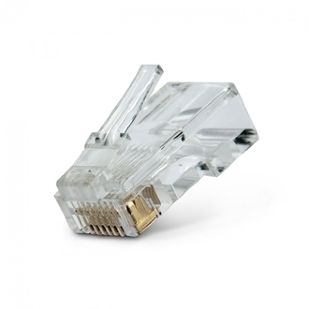 Pct 20 Conector Modular Rj45 CAT6 Para Cabo De Rede 8 Vias