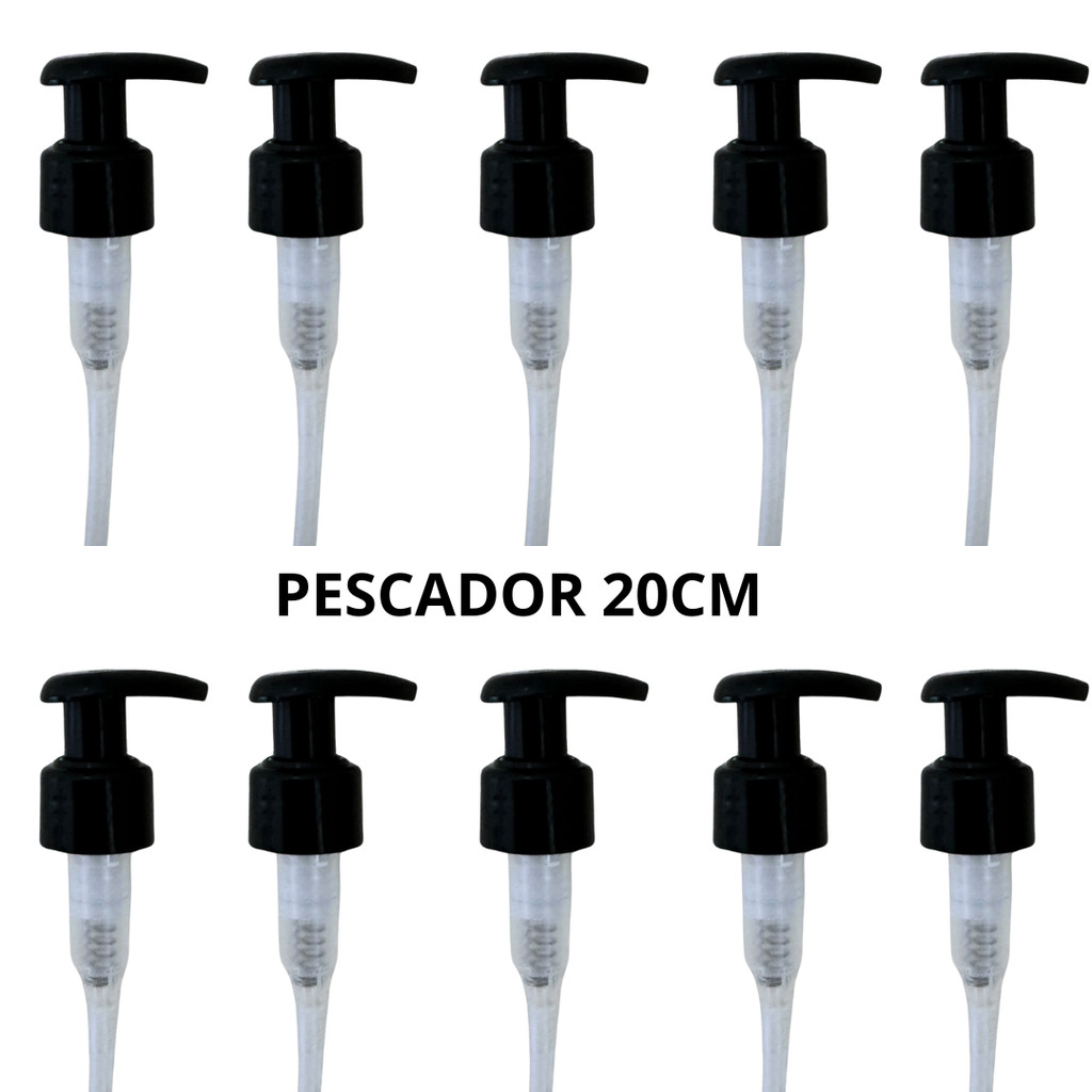 Kit 10 un de Válvula Pump 28/410  Shampoo Pump Dosadora Para Frascos 500/1000/1500ML - Shampoo, Condicionador álcool
