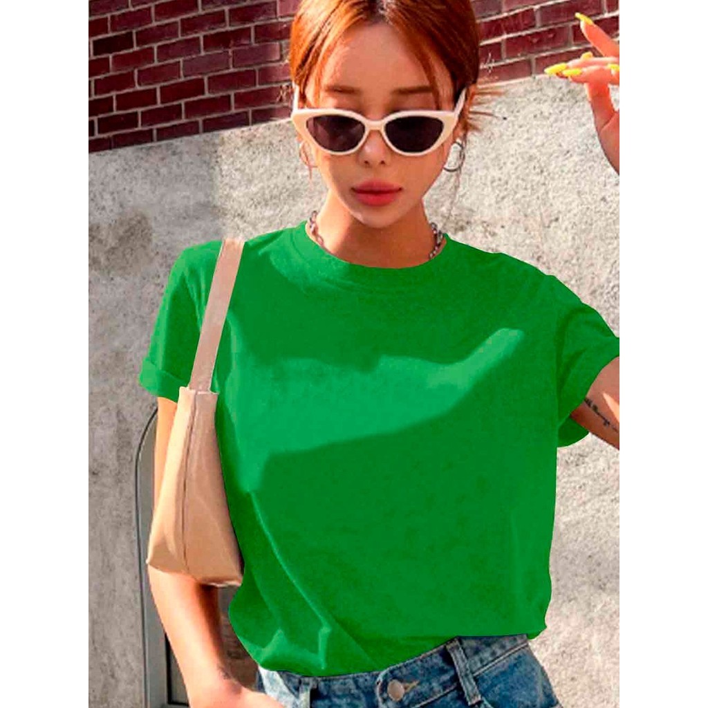 Camiseta Oversized Streetwear Estilosa Aesthetic Moderna Blusa Básica Lisa Leve Confortável