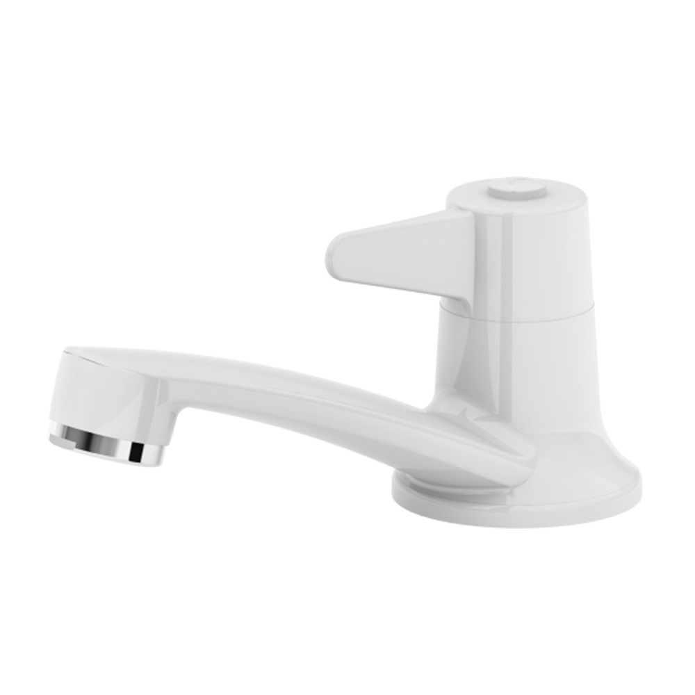 Torneira Para Lavatório ou Banheiro Mesa ABS 1/4 Branca 1194SHB - Japi Branco