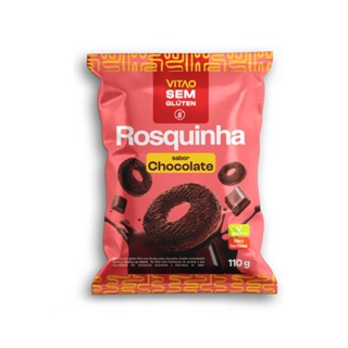 Rosquinha Sem Glúten Sabor Chocolate 110g - Vitao em Oferta na Shopee