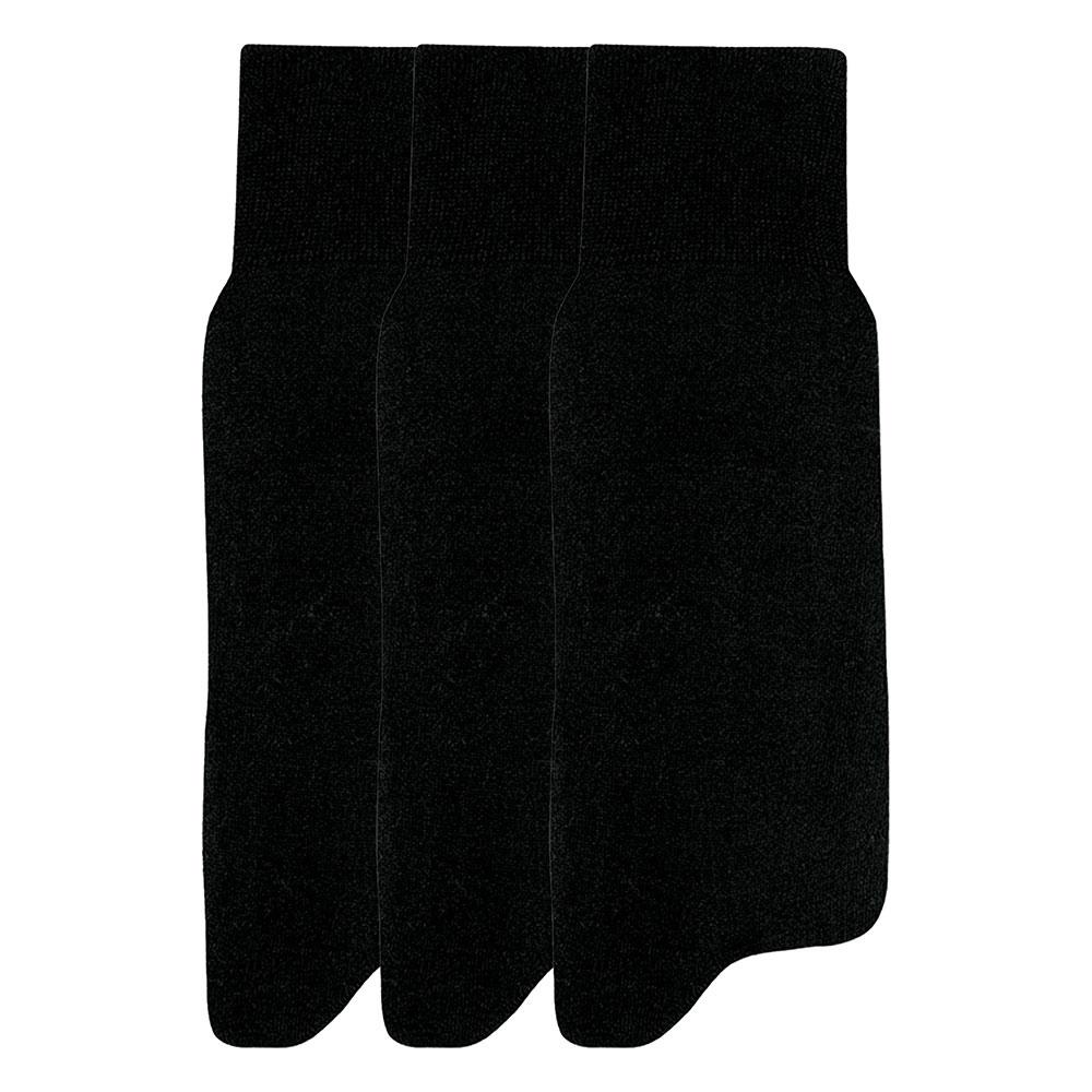 Kit 3 Meias Mash Social Cano Longo Algodão Lisa Masculina 231.05 - Men Clothes