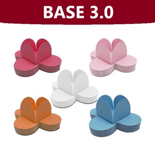 Forminha BASE 3x3cm c/ 1000 unidades 4 Pétalas Para Doces Festas Variado