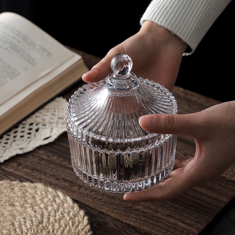 bomboniere rozana  Armazenamento de doces de vidro BOMBONIERE KONIA em Oferta na Shopee