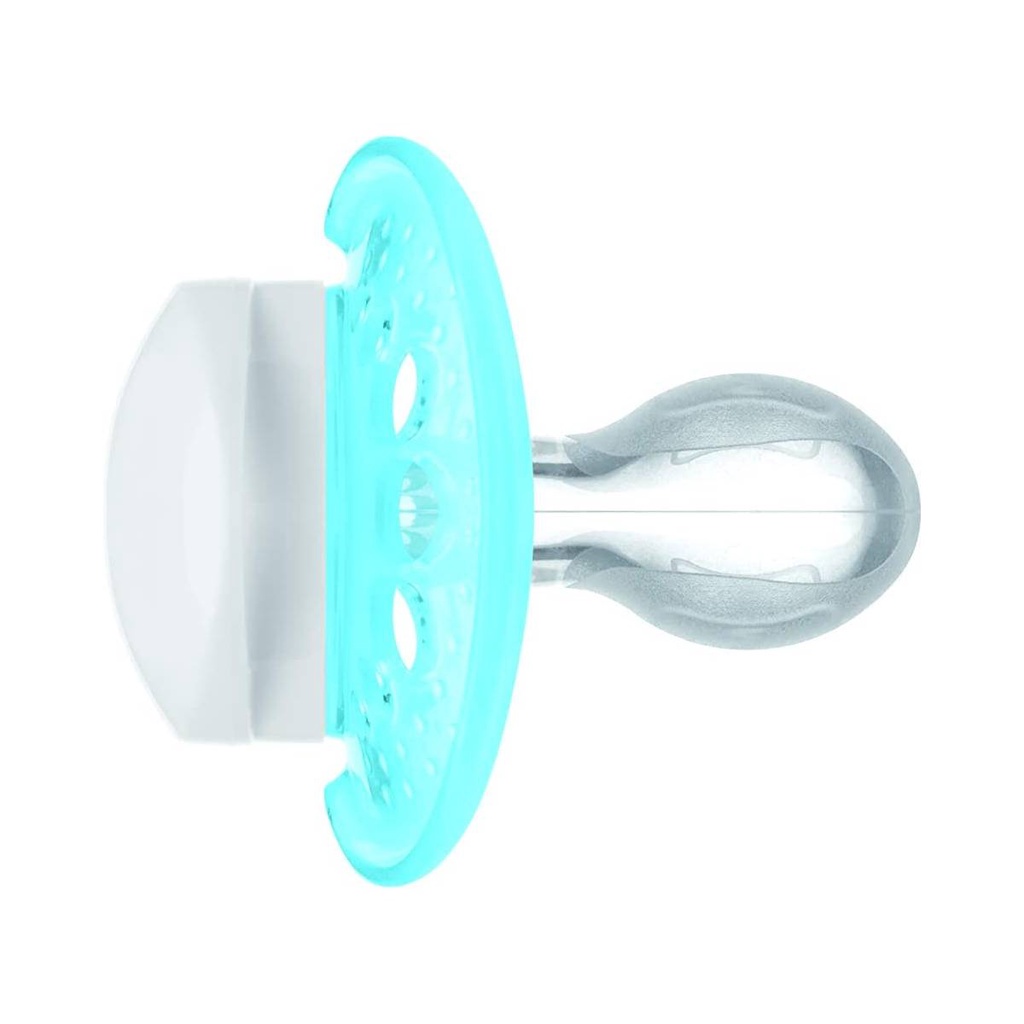 Detalhes do Chupeta Bico de Silicone Original 6m+ Azul - MAM