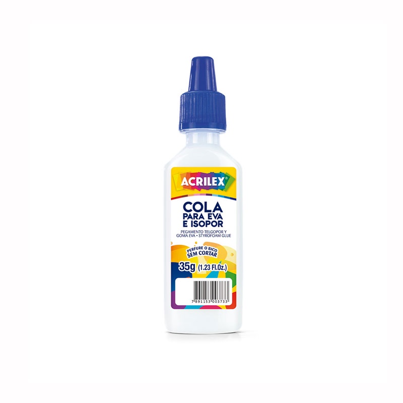 Cola para EVA e isopor 90g 17390 Acrilex - Stationery