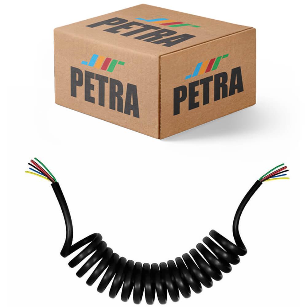 Chicote Elétrico Espiral 7 Fios 1,0mm2 Preto Tubos Petra PEC745 em Oferta na Shopee