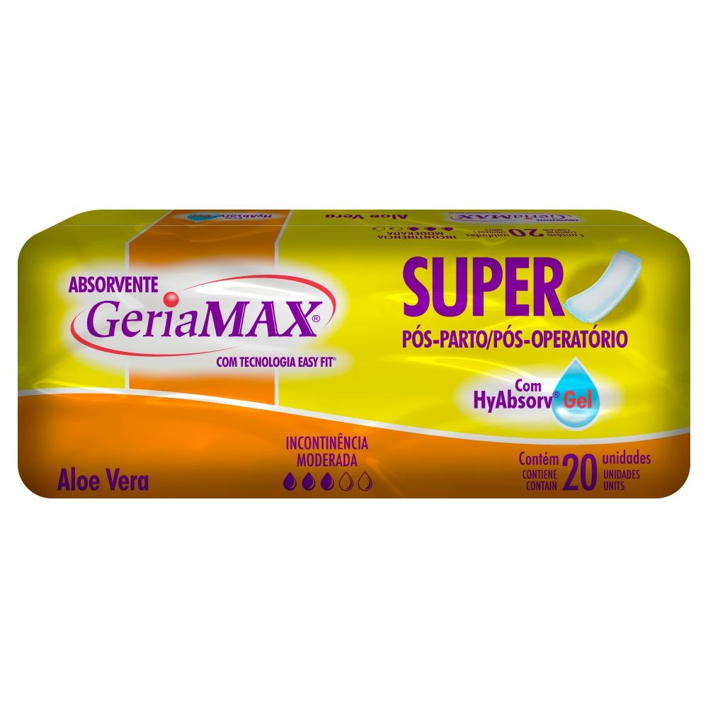 Absorvente Geriátrico Geriamax 20un em Oferta na Shopee