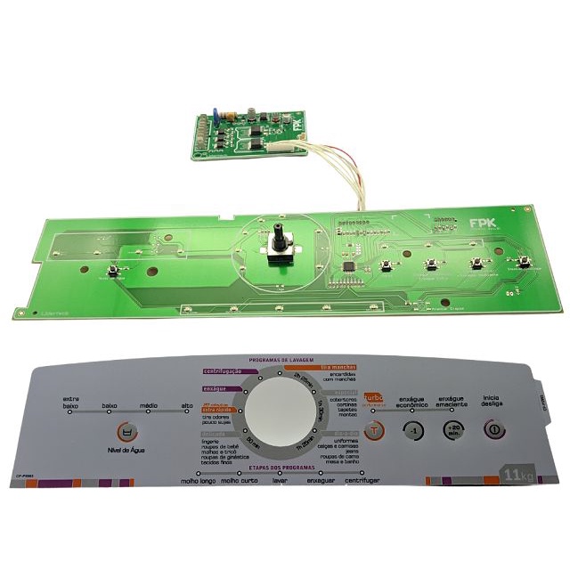 Placa Potencia + Interface Brastemp BWL11 FPK W10356413