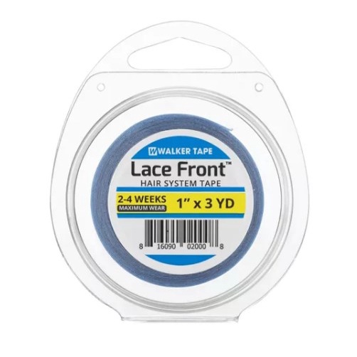 FITA ADESIVA PARA MEGA HAIR LACE FRONT AZUL 3 MTS X 1.27CM