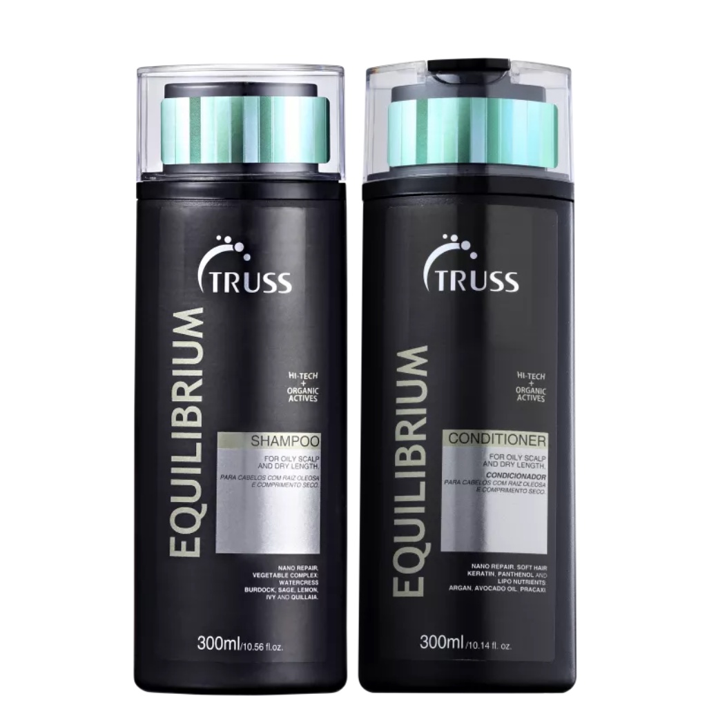 KIT SHAMPOO E CONDICIONADOR EQUILIBRIUM 300ML - TRUSS