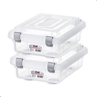 Kit Caixa Organizadora Transp. 1L 2 Unidades Top Stock Sanremo