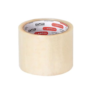 Fita para embalagem transparente 72mmx100m Qualitape Adelbras