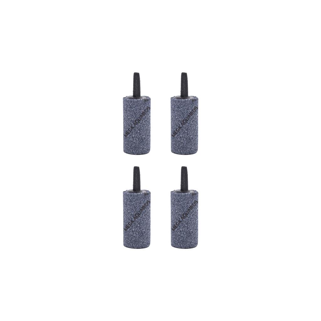 kit 4 Mini pedra porosa para compressor ar aquario fazer bolhas 2,5cm M1
