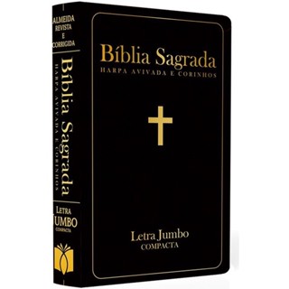Bíblia Sagrada com Harpa e Corinhos | ARC | Letra Jumbo