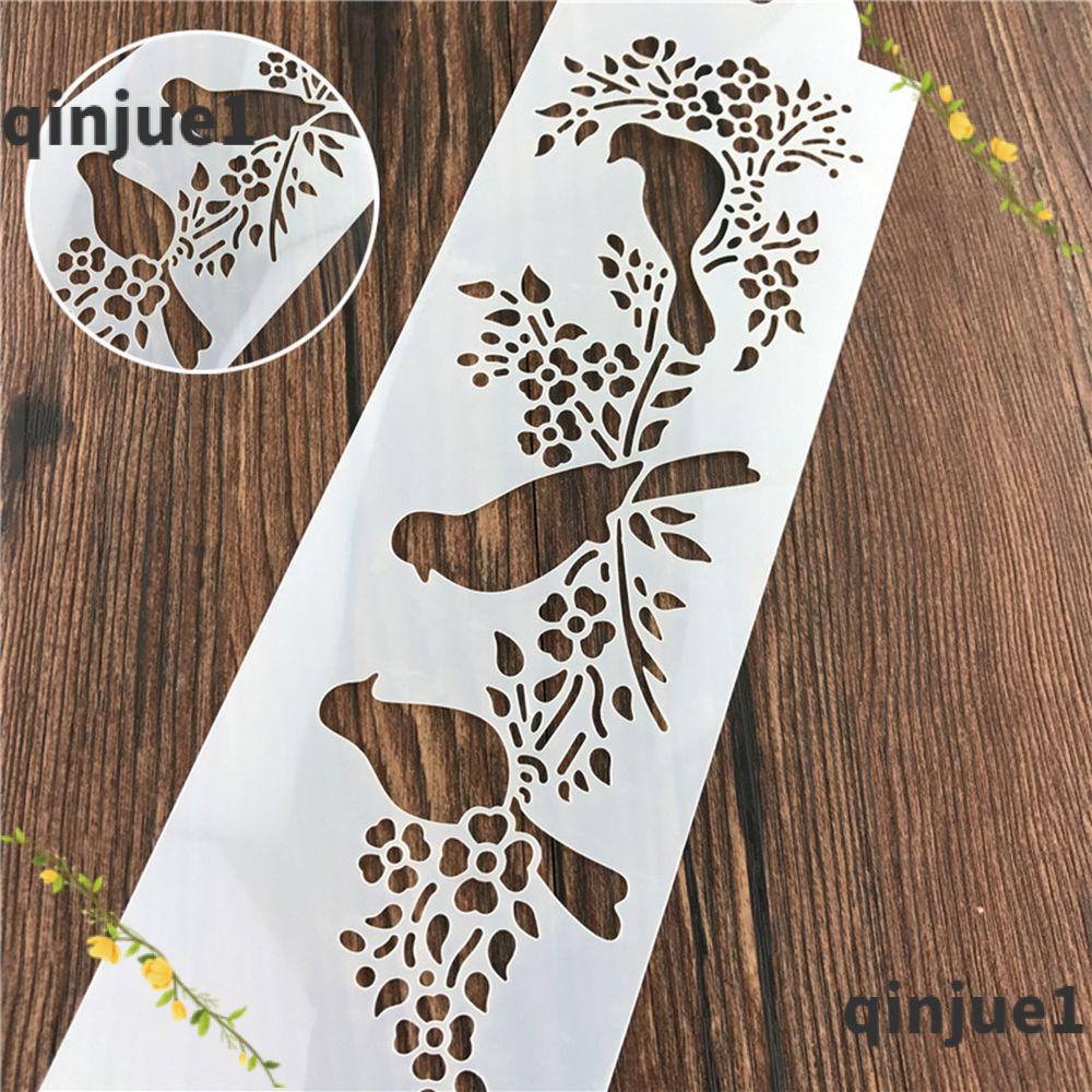 QINJUE Bolo Montagem Paredes Decoração Suprimentos Educativos Scrapbooking Arte Pintura Estênceis em Oferta na Shopee