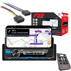 Radio Automotivo JR8 1020BT Suporte para Celular USB SD Bluetooth Painel Carro Áudio Veicular