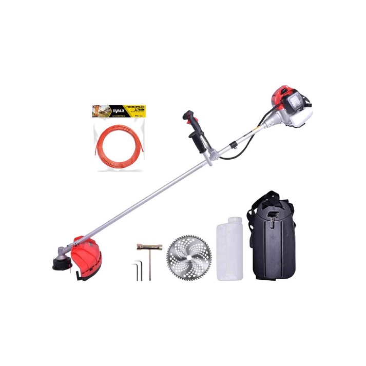 Roçadeira Gasolina 52cc Tbc52x Toyama Kit Lamina Fio De Nylon em Oferta na Shopee