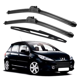 Kit Palheta Limpador Parabrisa Dianteiro + Traseiro Peugeot 307 2001 2002 2003 2004 2005 em Oferta na Shopee