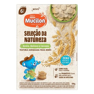 Mucilon Cereal Infantil Seleção da Natureza Aveia, Quinoa e Cevada 6+ Meses 100g