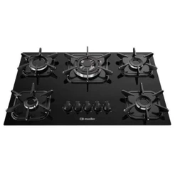 Fogão Cooktop Mueller 601270003 Vidro 5 Queimadores Tripla Chama Bivolt
