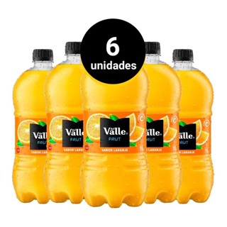 Suco Del Valle Frut Sabor Laranja 1Litro - 6 Unidades - Sem Gluten