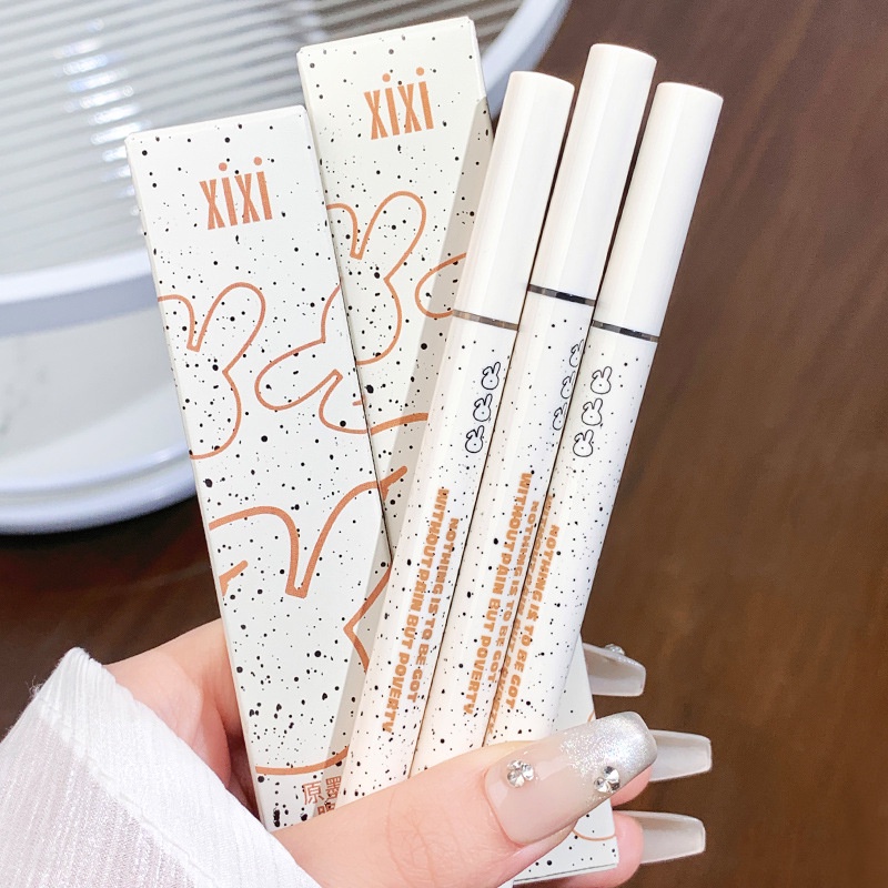 Xixi Eyeliner Nature Slim Não Fácil De Manchar Maquiagem Usar Brilhante Cosmética Estudantil