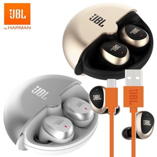 Fone De Ouvido Bluetooth Original JBL C330 True Bass Sound Wireless Stereo Com Cabo De Carregamento Da Caixa Do Microfone