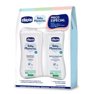 Pack Shampoo 200ml e Sabonete Líquido 200ml Chicco