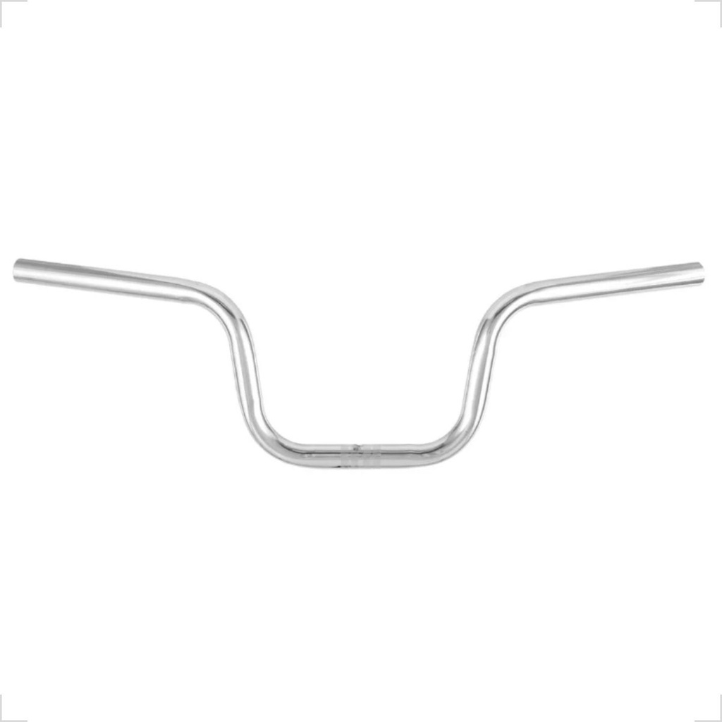 Guidão Para Bicicleta Tipo Moto Cg Titan Bike Alto Retrô Cromado ou Preto CG 150