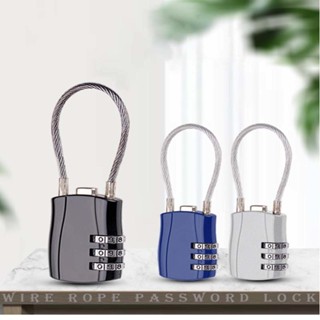 Fechadura Combinada De Arame Cadeado Adequado Para Bagagem De Viagem , Mochila , Capacete De Ciclismo , Armário Pequeno De Ginástica , Mala