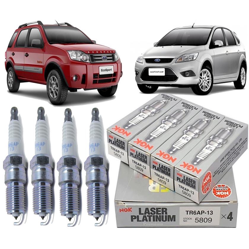 Jogo Vela De Ignicao  Ecosport Focus 2.0 16v Flex Duratec em Oferta na Shopee