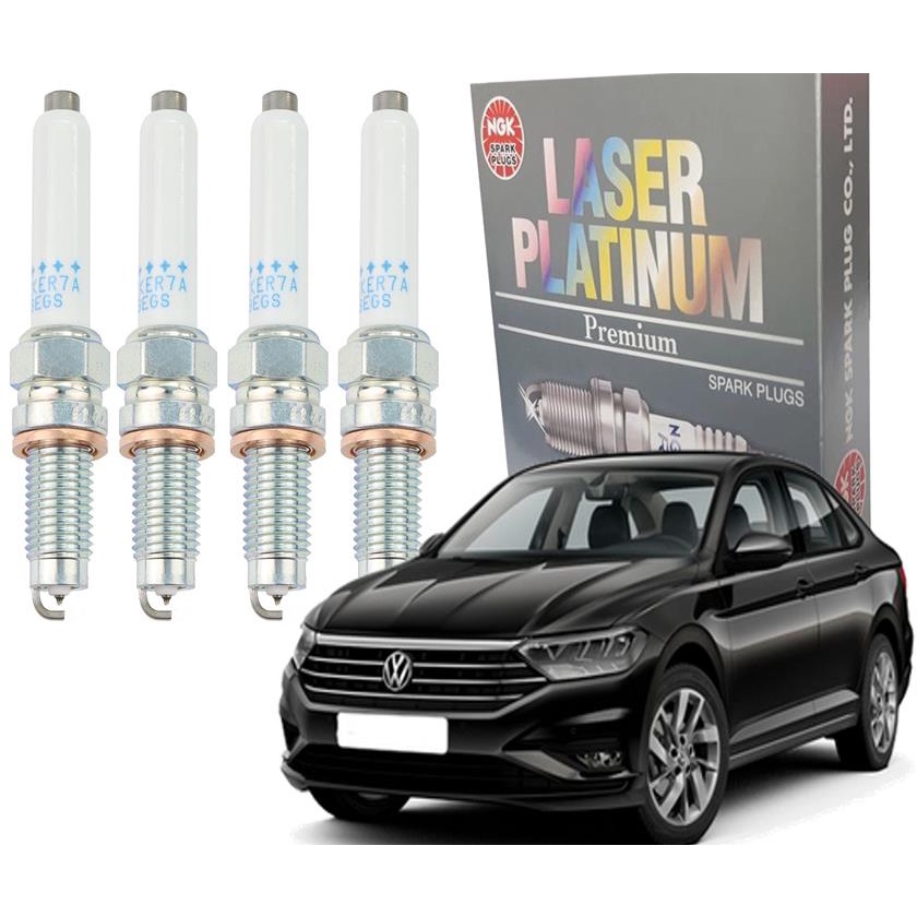 Jogo Vela Ignicao Ngk Vw JETTA 1.4 16v Tsi em Oferta na Shopee