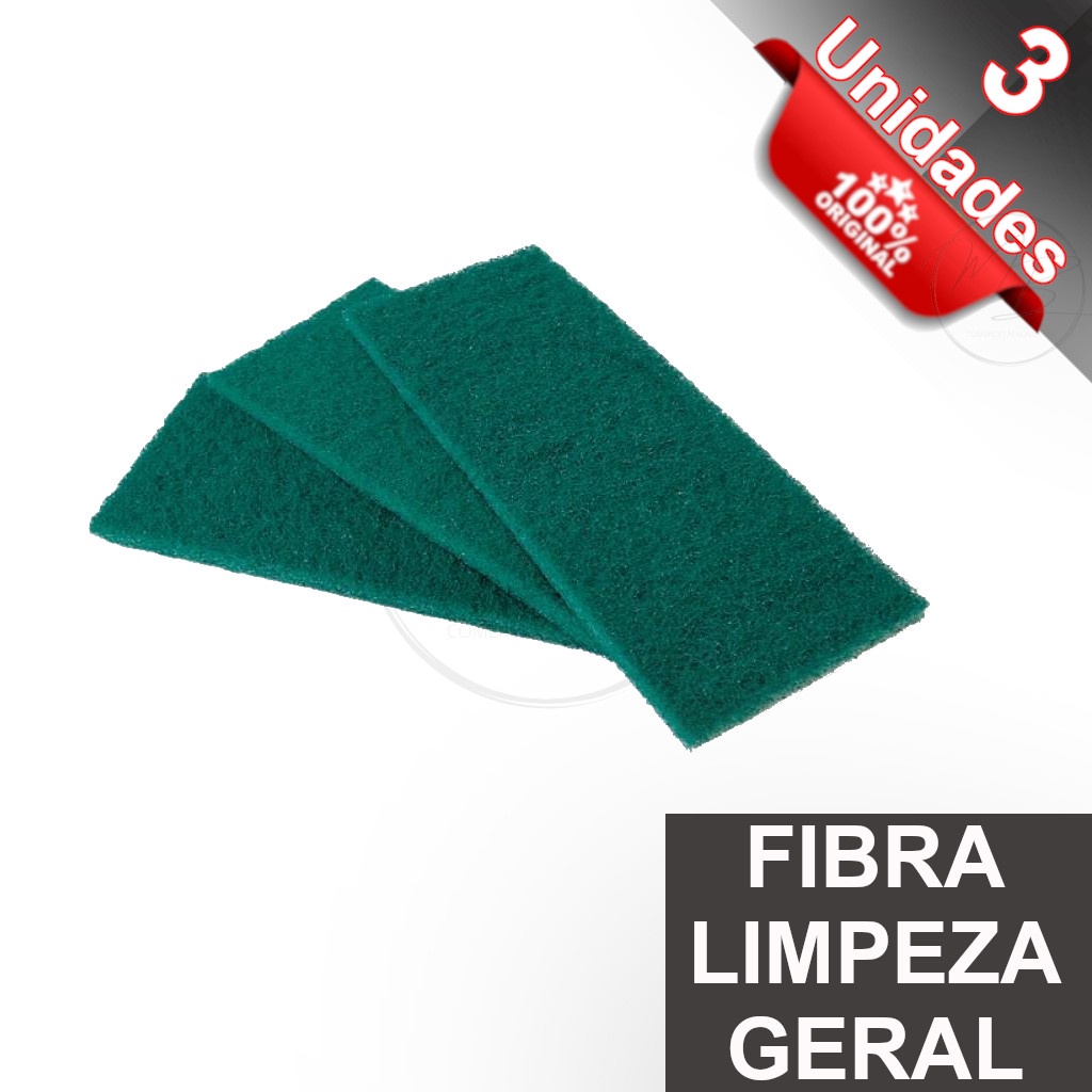 Kit 3 Fibra Verde Uso Geral British em Oferta na Shopee