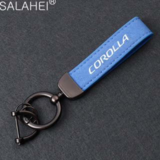 Chaveiro Para Carro De Peles De Ferradura Fivela Jóias Presentes Chaves Correntes Lanyard Car Styling Acessórios Interiores Toyota Corolla Auto